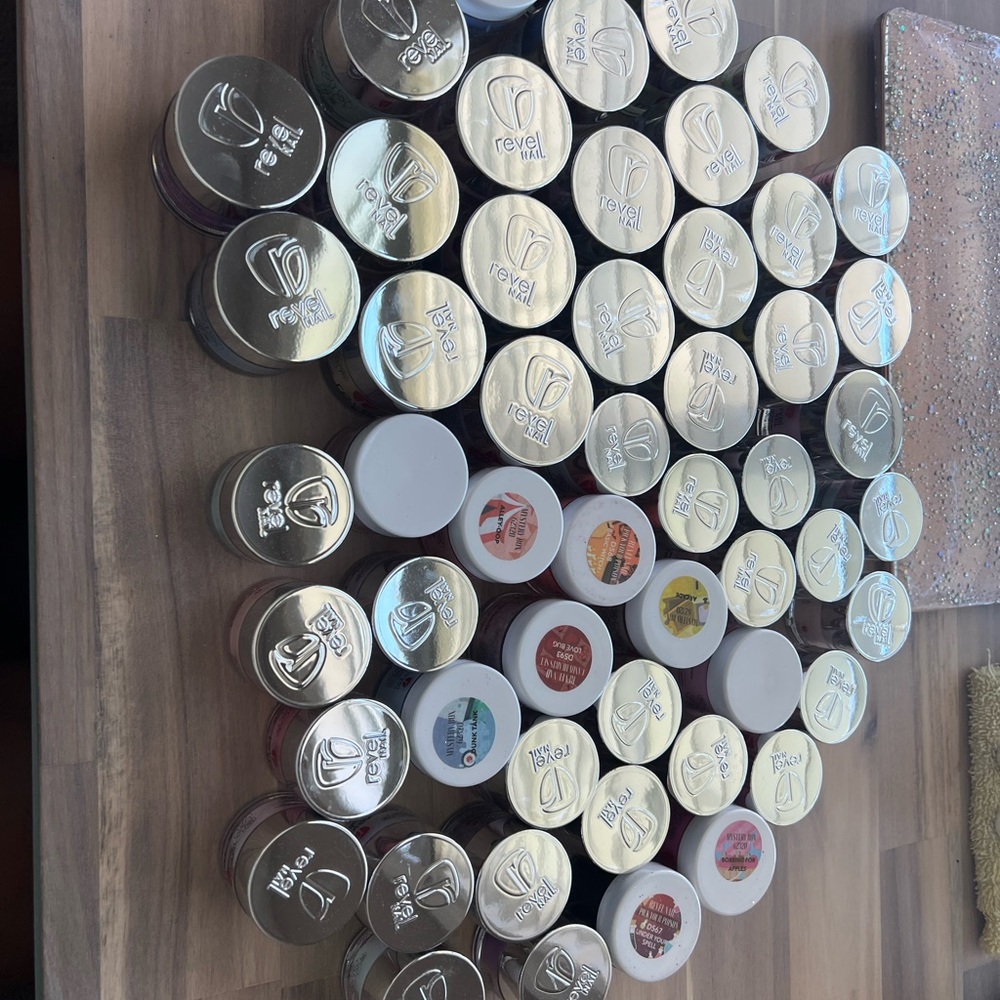 Huge Lot of Revel Nail Dip Powder Collection